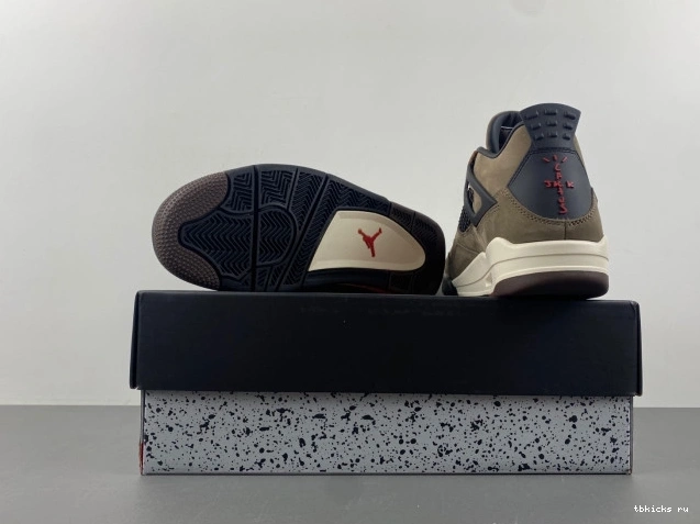 Cheap TB Scott x Air Retro Brown Jordan 4 TS AJ4-882335 Travis 0823